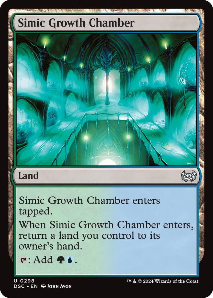 Simic Growth Chamber [Duskmourn: House of Horror Commander] Magic: The Gathering