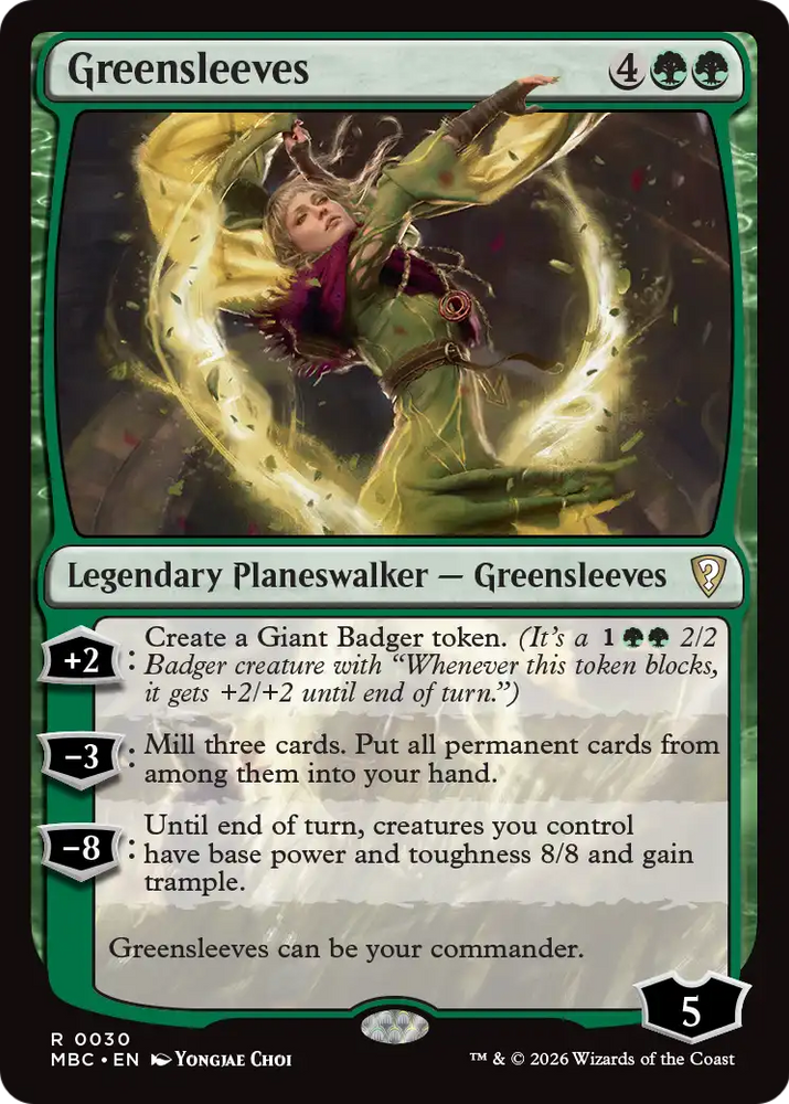 Greensleeves [Mystery Booster: Commander Edition] Magic: The Gathering