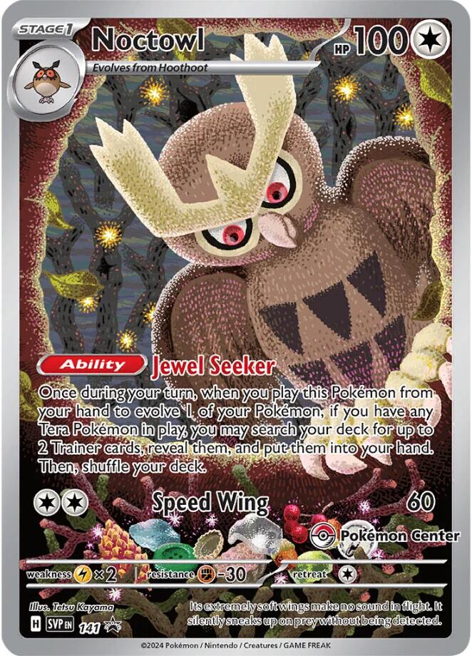 Noctowl (141) (Pokemon Center Exclusive) [Scarlet & Violet: Black Star Promos] Pokémon