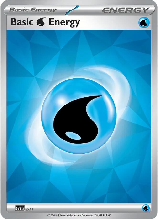 Basic Water Energy (011) [Scarlet & Violet: Stellar Crown] Pokémon