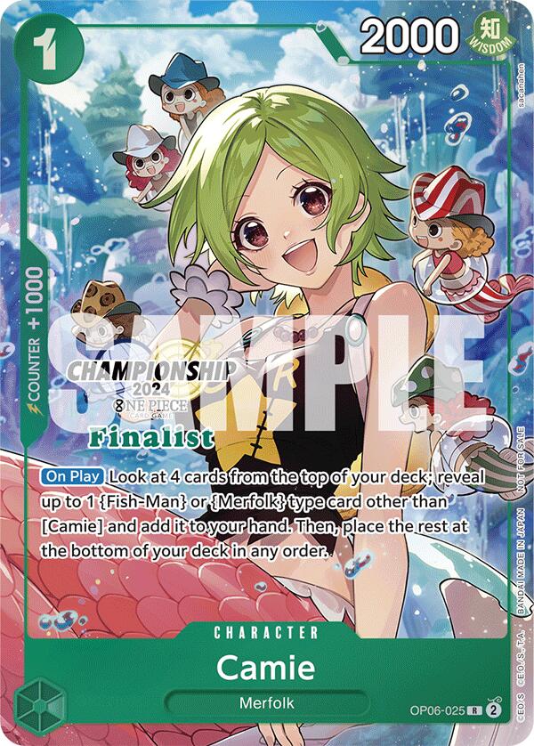 Camie (Championship 2024 Finalist Card Set) [One Piece Promotion Cards] Bandai