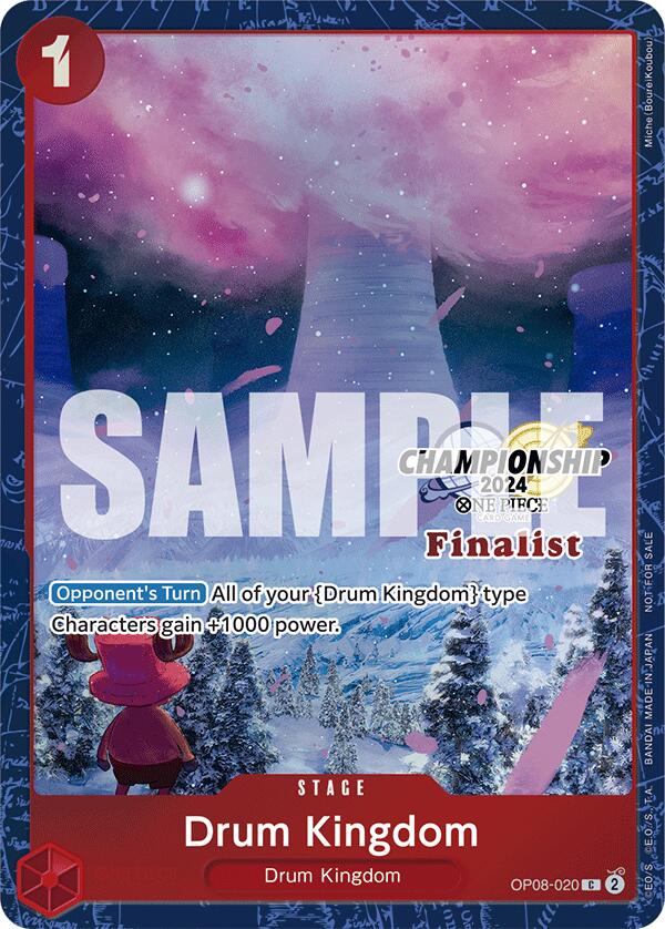 Drum Kingdom (Championship 2024 Finalist Card Set) [One Piece Promotion Cards] Bandai