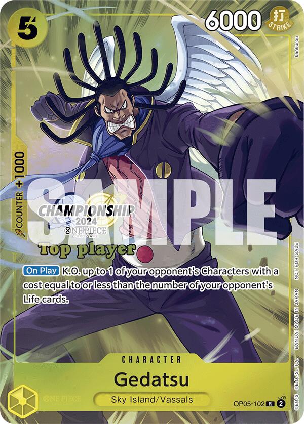 Gedatsu (Championship 2024 Top Player Pack) [One Piece Promotion Cards] Bandai