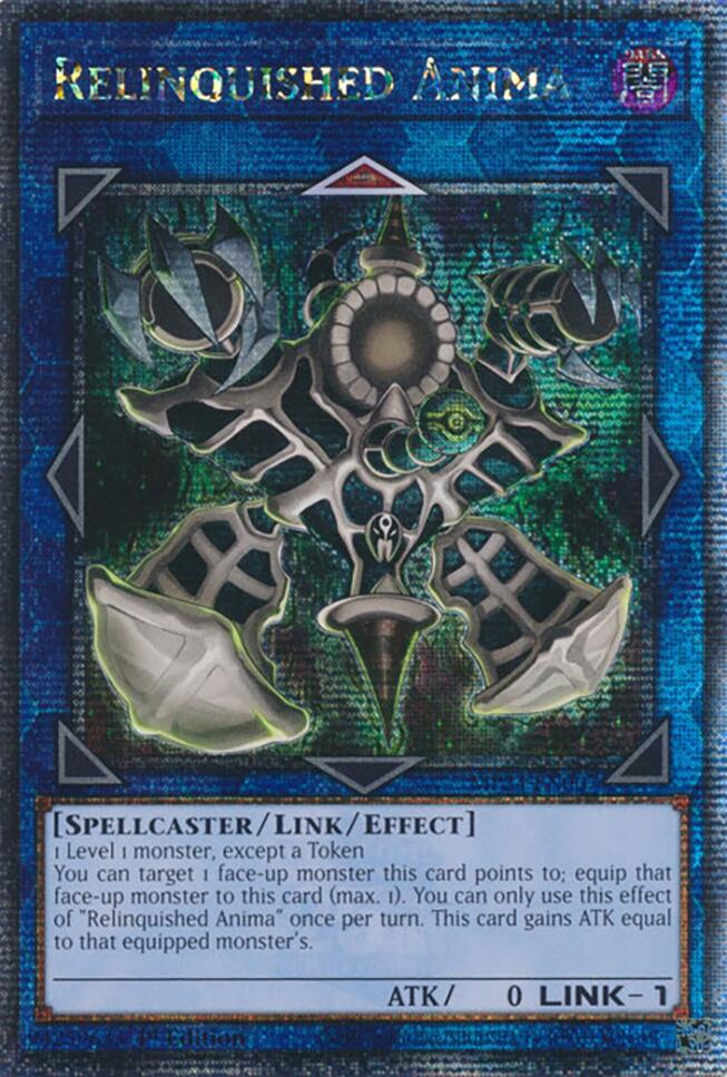 Relinquished Anima [MP24-EN007] Quarter Century Secret Rare Yu-Gi-Oh!