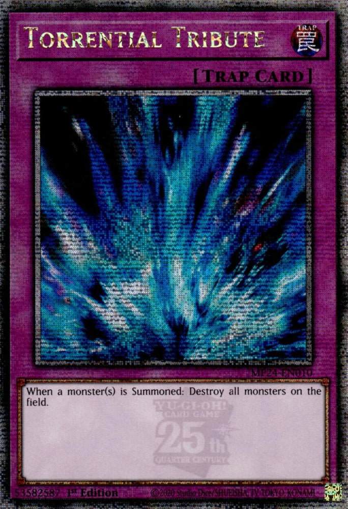 Torrential Tribute [MP24-EN010] Quarter Century Secret Rare Yu-Gi-Oh!