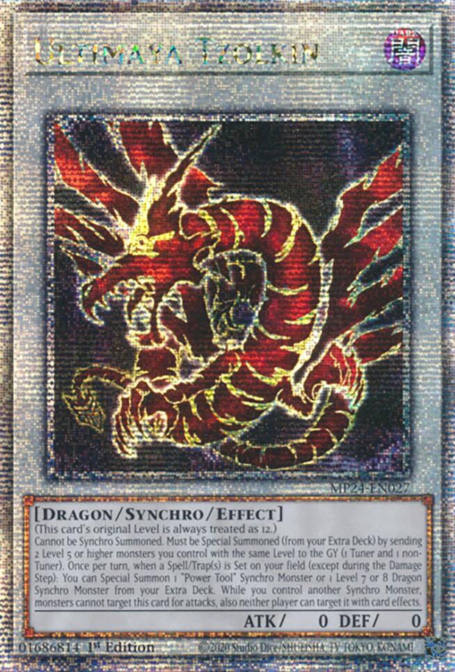 Ultimaya Tzolkin [MP24-EN027] Quarter Century Secret Rare Yu-Gi-Oh!