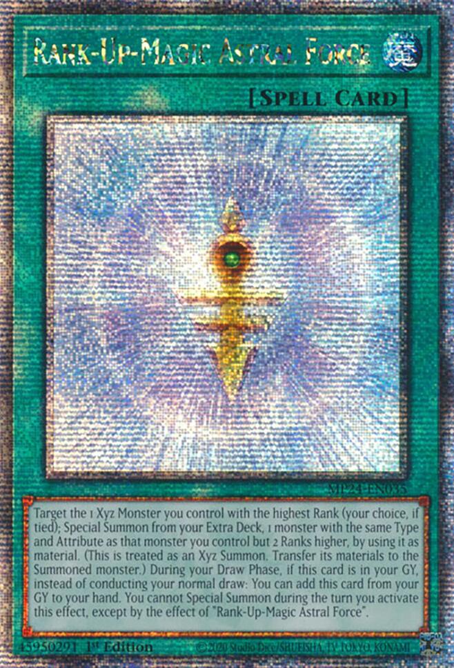 Rank-Up-Magic Astral Force [MP24-EN035] Quarter Century Secret Rare Yu-Gi-Oh!