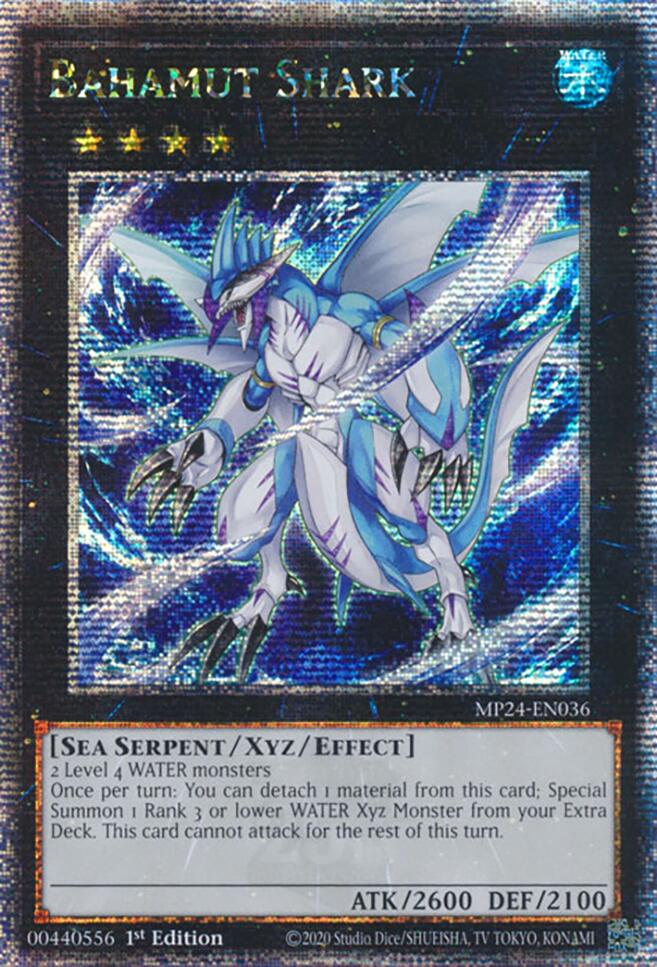 Bahamut Shark [MP24-EN036] Quarter Century Secret Rare Yu-Gi-Oh!