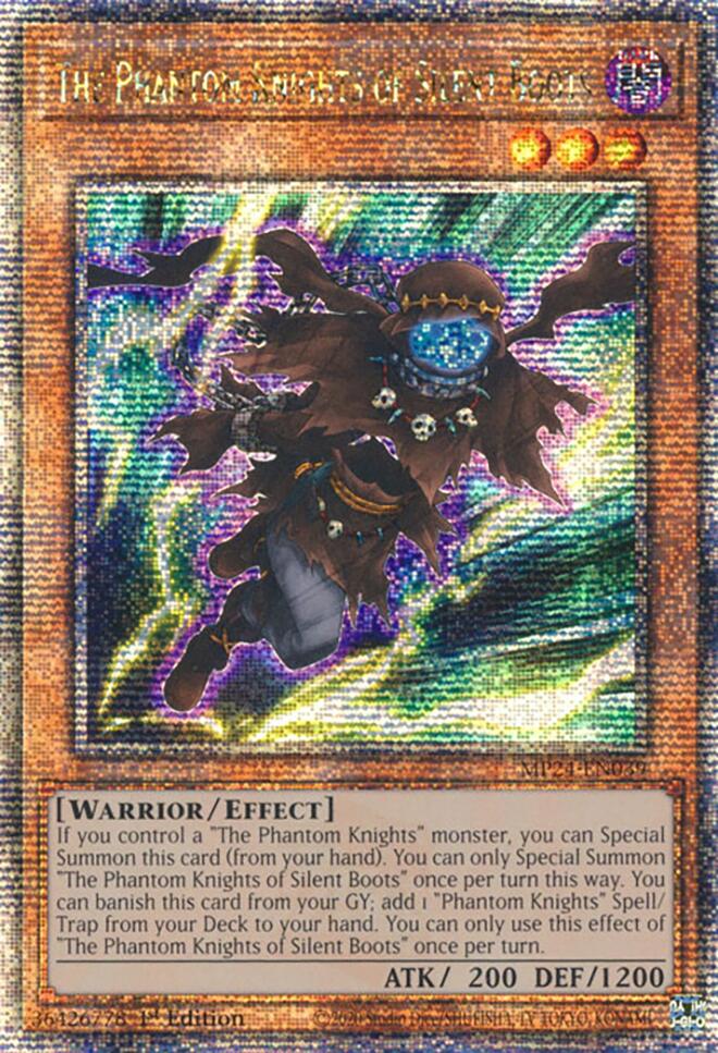The Phantom Knights of Silent Boots [MP24-EN039] Quarter Century Secret Rare Yu-Gi-Oh!