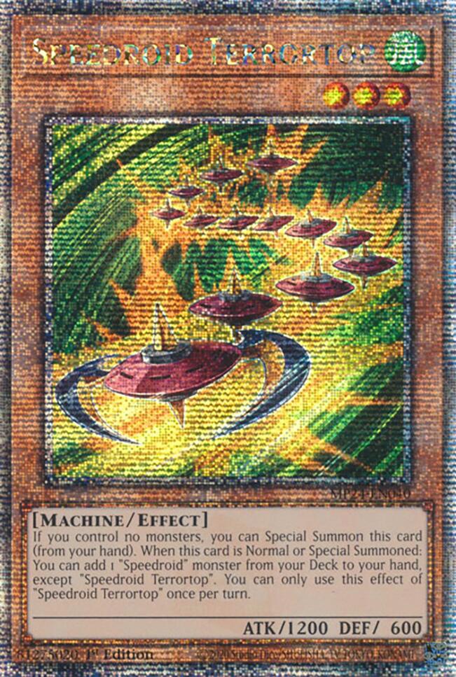Speedroid Terrortop [MP24-EN040] Quarter Century Secret Rare Yu-Gi-Oh!