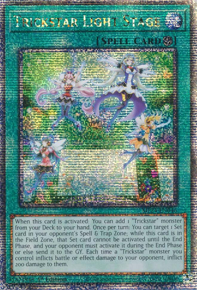 Trickstar Light Stage [MP24-EN046] Quarter Century Secret Rare Yu-Gi-Oh!