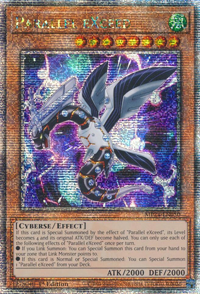 Parallel eXceed [MP24-EN050] Quarter Century Secret Rare Yu-Gi-Oh!