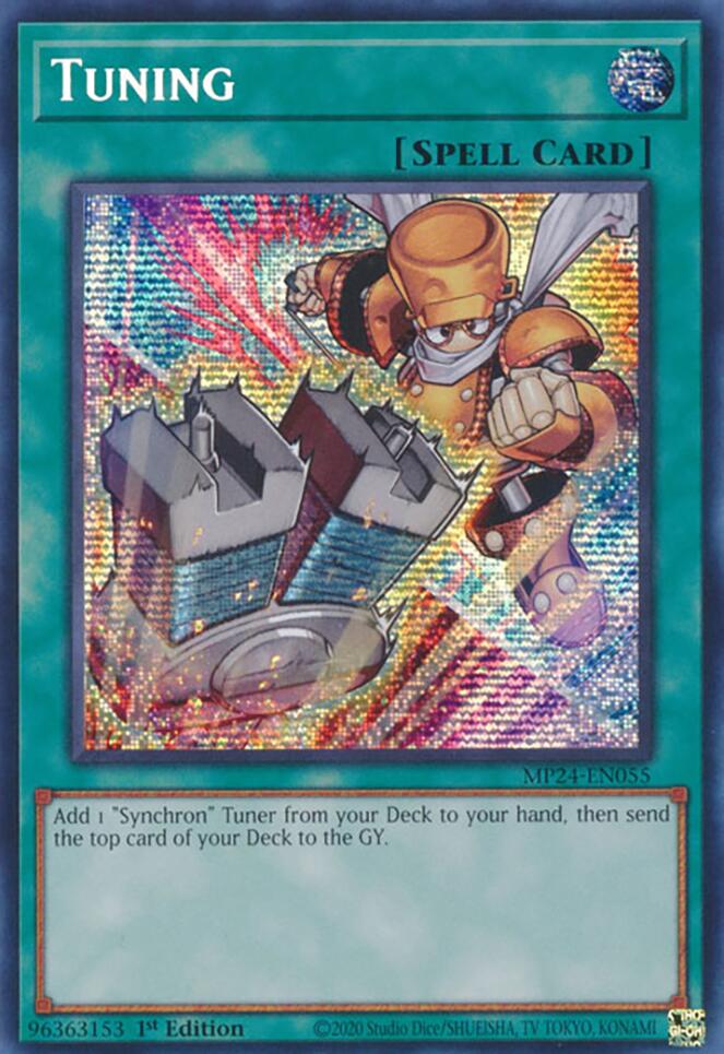 Tuning (Alternate Art) [MP24-EN055] Prismatic Secret Rare Yu-Gi-Oh!