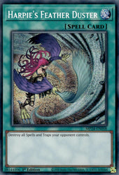 Harpie's Feather Duster (Alternate Art) [MP24-EN058] Prismatic Secret Rare Yu-Gi-Oh!