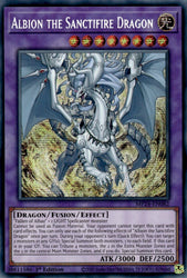 Albion the Sanctifire Dragon [MP24-EN082] Prismatic Secret Rare Yu-Gi-Oh!