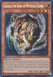 Gazelle the King of Mythical Claws [MP24-EN091] Prismatic Secret Rare Yu-Gi-Oh!