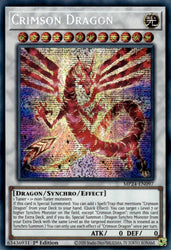 Crimson Dragon (card) [MP24-EN097] Prismatic Secret Rare Yu-Gi-Oh!