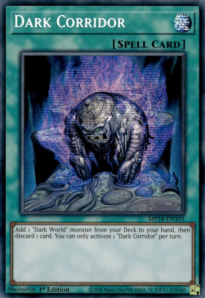 Dark Corridor [MP24-EN103] Prismatic Secret Rare Yu-Gi-Oh!