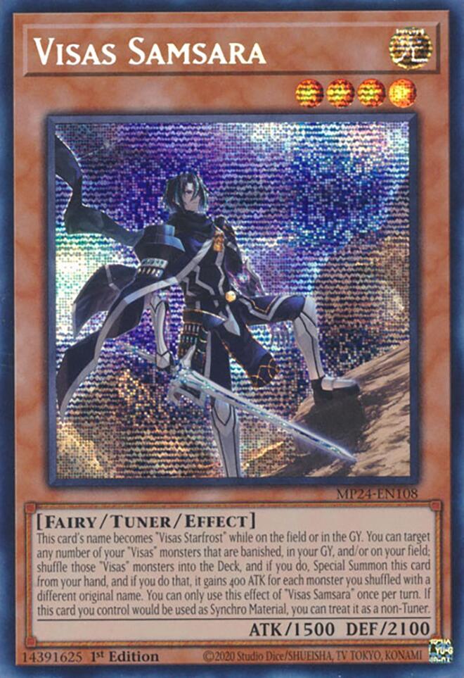 Visas Samsara [MP24-EN108] Prismatic Secret Rare Yu-Gi-Oh!