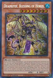 Duamutef, Blessing of Horus [MP24-EN115] Prismatic Secret Rare Yu-Gi-Oh!