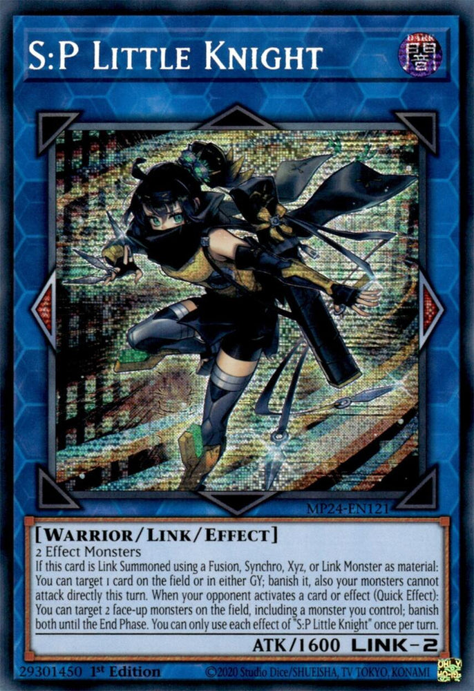 S:P Little Knight [MP24-EN121] Prismatic Secret Rare Yu-Gi-Oh!