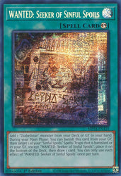 WANTED: Seeker of Sinful Spoils [MP24-EN122] Prismatic Secret Rare Yu-Gi-Oh!