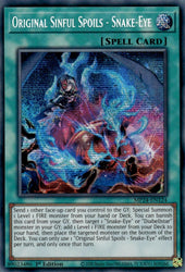 Original Sinful Spoils - Snake-Eye [MP24-EN124] Prismatic Secret Rare Yu-Gi-Oh!