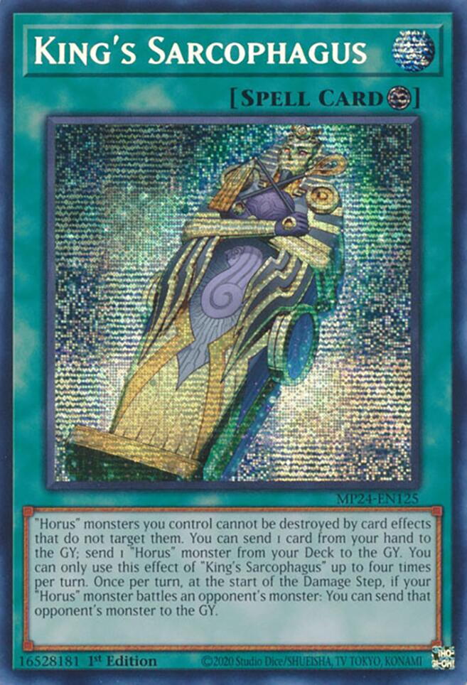 King's Sarcophagus [MP24-EN125] Prismatic Secret Rare Yu-Gi-Oh!