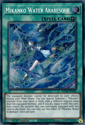 Mikanko Water Arabesque [MP24-EN136] Prismatic Secret Rare Yu-Gi-Oh!