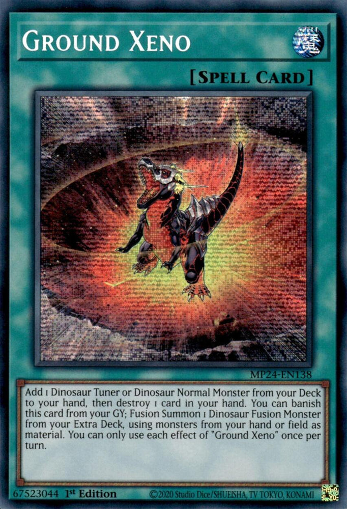 Ground Xeno [MP24-EN138] Prismatic Secret Rare Yu-Gi-Oh!