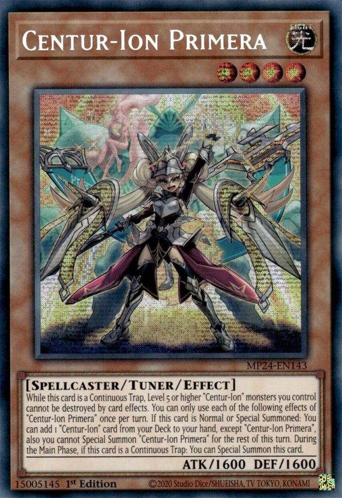 Centur-Ion Primera [MP24-EN143] Prismatic Secret Rare Yu-Gi-Oh!