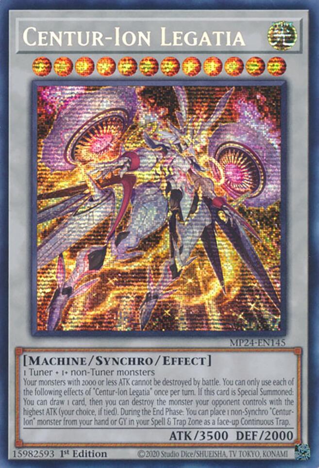 Centur-Ion Legatia [MP24-EN145] Prismatic Secret Rare Yu-Gi-Oh!