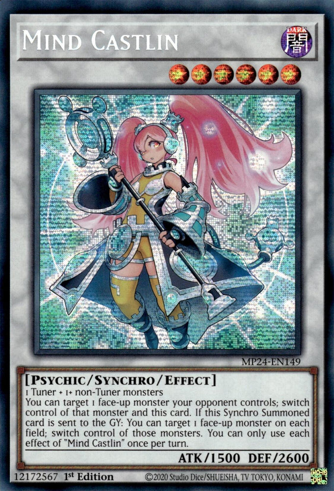 Mind Castlin [MP24-EN149] Prismatic Secret Rare Yu-Gi-Oh!