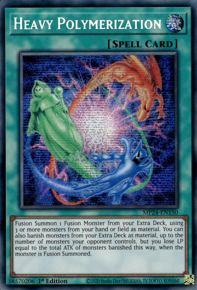 Heavy Polymerization [MP24-EN150] Prismatic Secret Rare Yu-Gi-Oh!