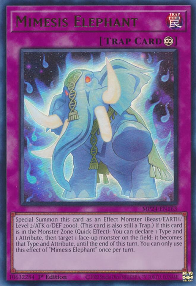 Mimesis Elephant [MP24-EN163] Ultra Rare Yu-Gi-Oh!