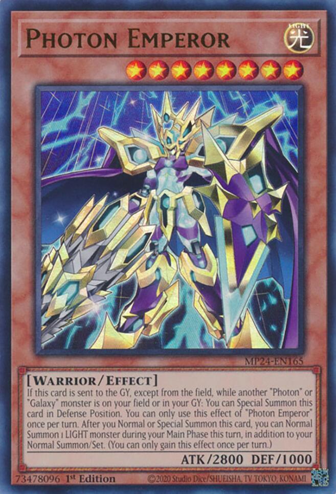 Photon Emperor [MP24-EN165] Ultra Rare Yu-Gi-Oh!