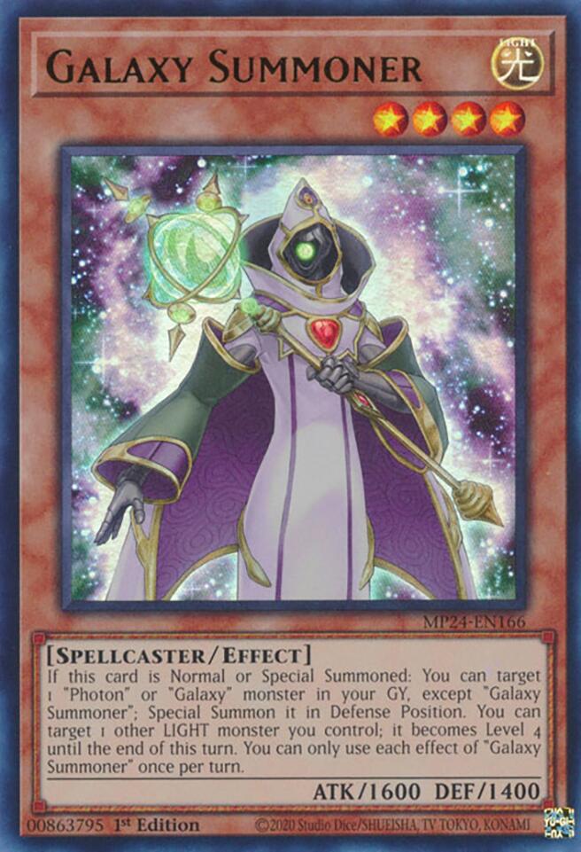 Galaxy Summoner [MP24-EN166] Ultra Rare Yu-Gi-Oh!