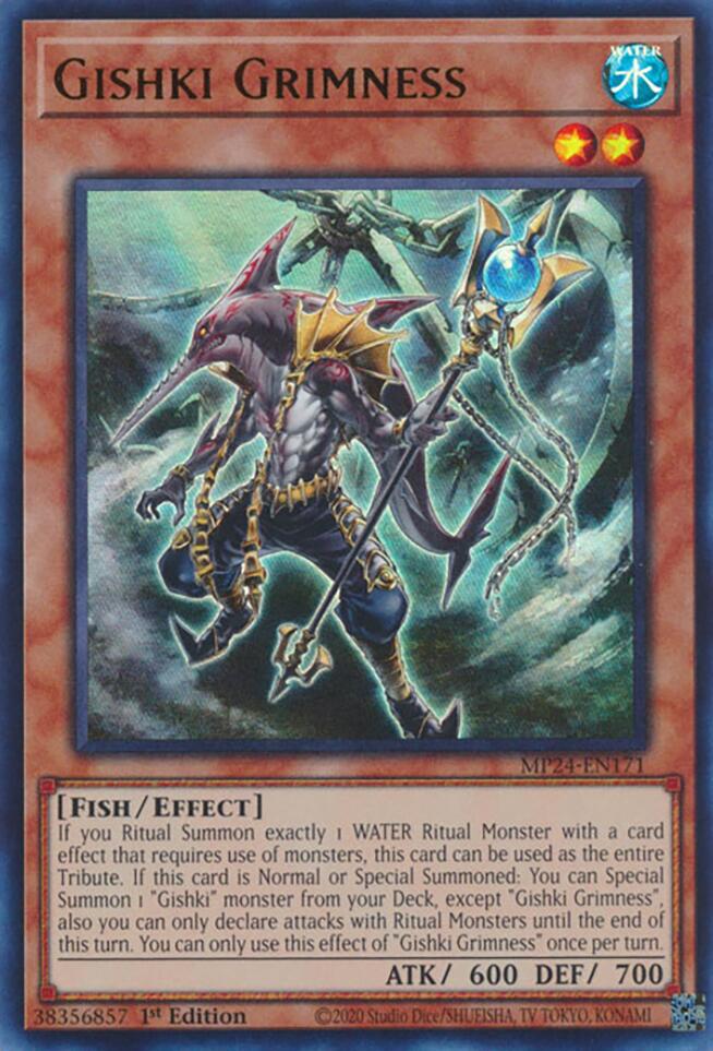 Gishki Grimness [MP24-EN171] Ultra Rare Yu-Gi-Oh!