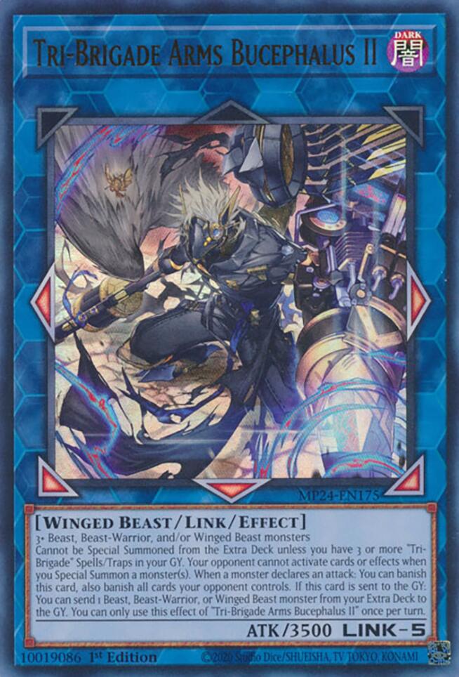 Tri-Brigade Arms Bucephalus II [MP24-EN175] Ultra Rare Yu-Gi-Oh!