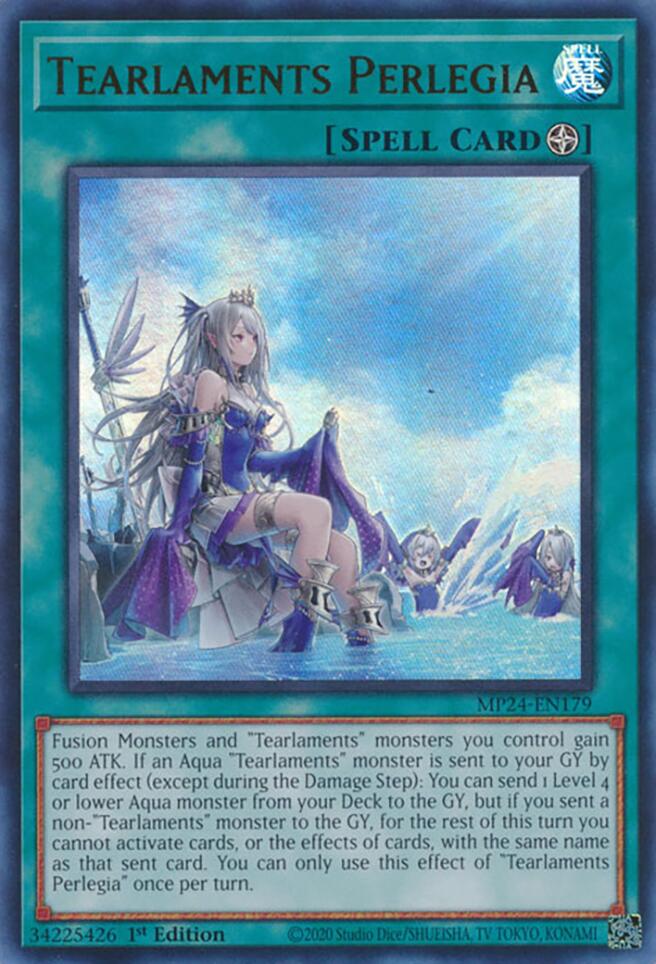 Tearlaments Perlegia [MP24-EN179] Ultra Rare Yu-Gi-Oh!