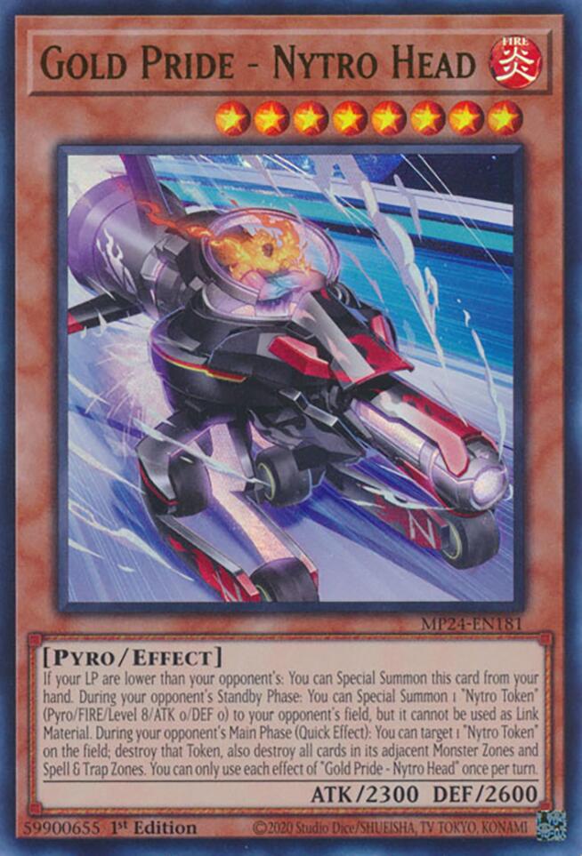 Gold Pride - Nytro Head [MP24-EN181] Ultra Rare Yu-Gi-Oh!