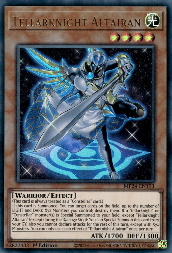 Tellarknight Altairan [MP24-EN193] Ultra Rare Yu-Gi-Oh!