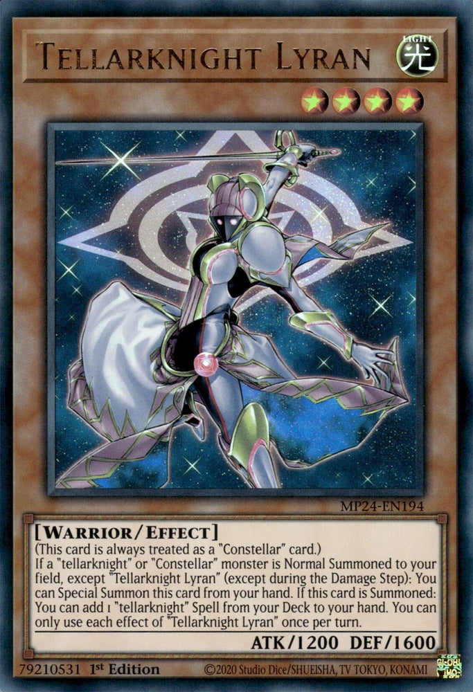 Tellarknight Lyran [MP24-EN194] Ultra Rare Yu-Gi-Oh!