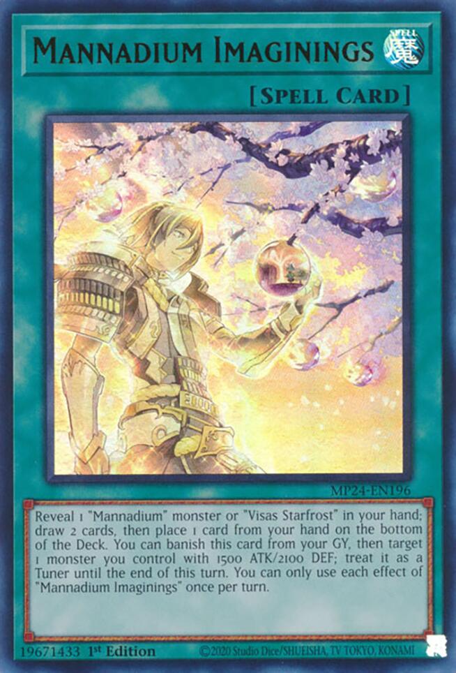 Mannadium Imaginings [MP24-EN196] Ultra Rare Yu-Gi-Oh!