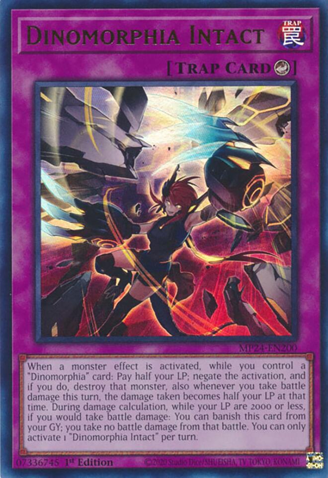 Dinomorphia Intact [MP24-EN200] Ultra Rare Yu-Gi-Oh!