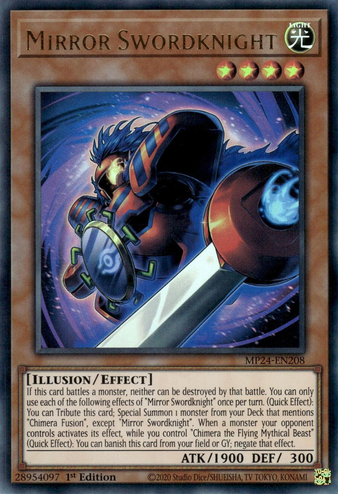 Mirror Swordknight [MP24-EN208] Ultra Rare Yu-Gi-Oh!