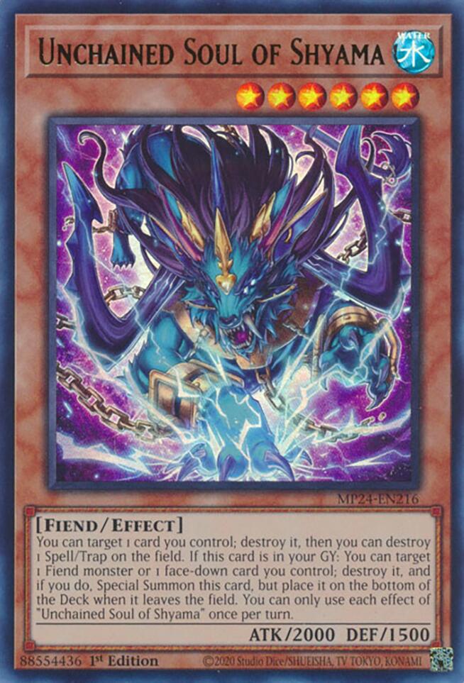 Unchained Soul of Shyama [MP24-EN216] Ultra Rare Yu-Gi-Oh!