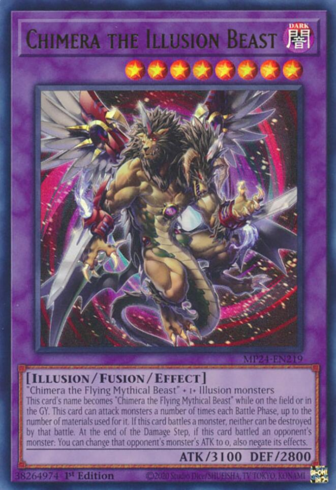 Chimera the Illusion Beast [MP24-EN219] Ultra Rare Yu-Gi-Oh!