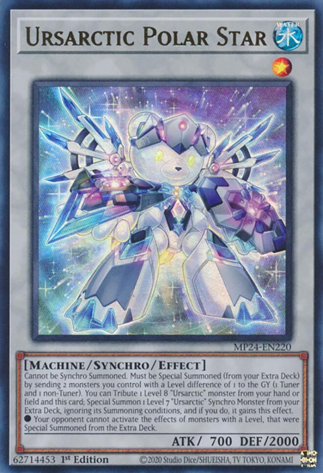 Ursarctic Polar Star [MP24-EN220] Ultra Rare Yu-Gi-Oh!