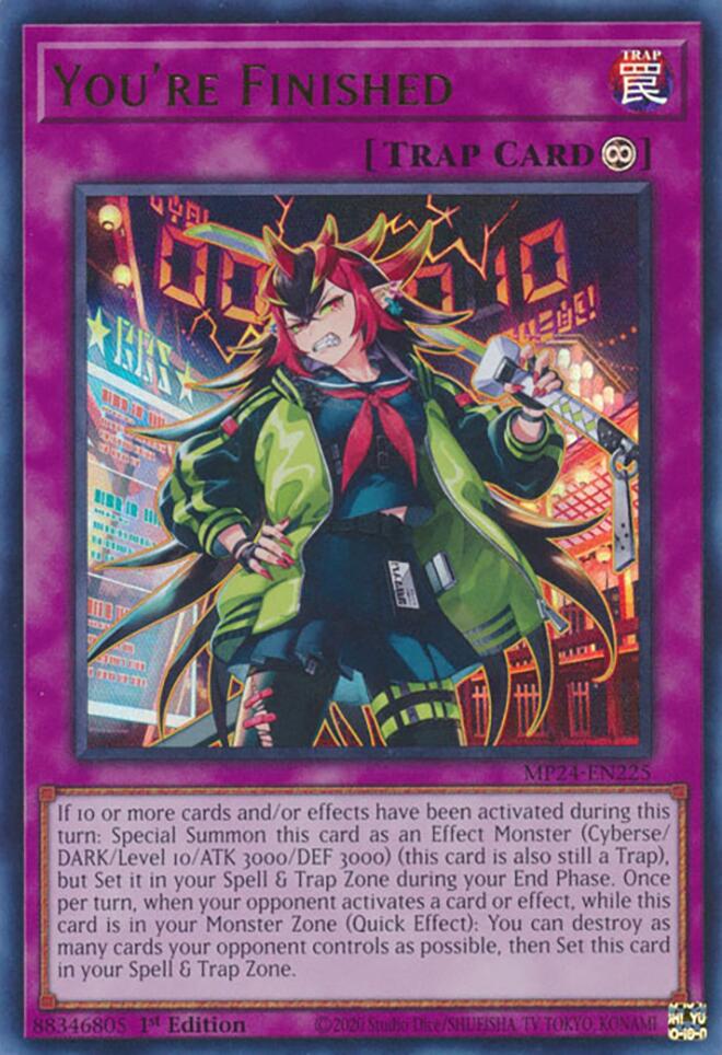 You're Finished [MP24-EN225] Ultra Rare Yu-Gi-Oh!